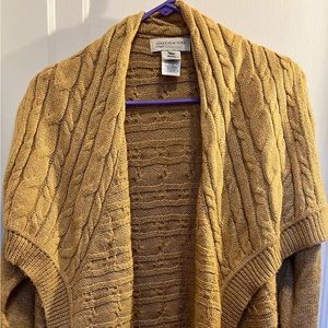 Jones New York, Size Large, gold cardigan